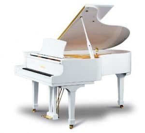 Ernle 188 Flügel Weiß poliert mit einem exzellenten Klang